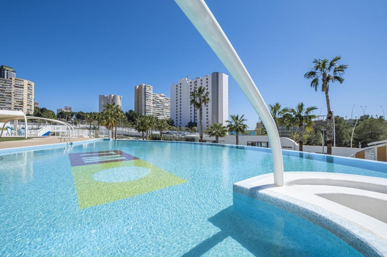 Sunset Waves Deluxe Apartments Poniente Beach Resort 貝尼多姆 外观 照片