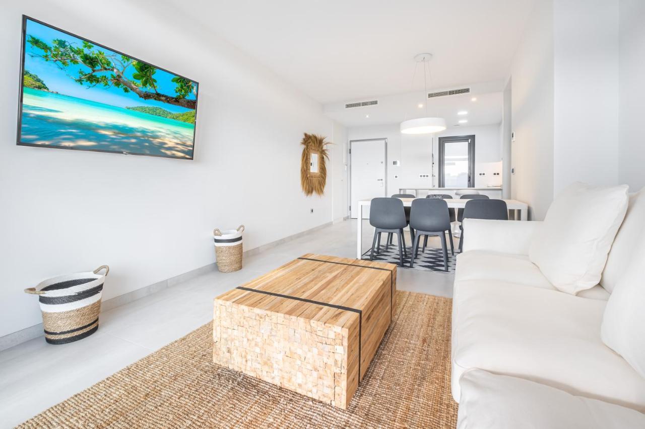 Sunset Waves Deluxe Apartments Poniente Beach Resort 貝尼多姆 外观 照片