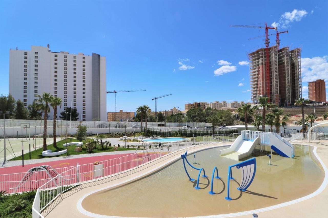 Sunset Waves Deluxe Apartments Poniente Beach Resort 貝尼多姆 外观 照片