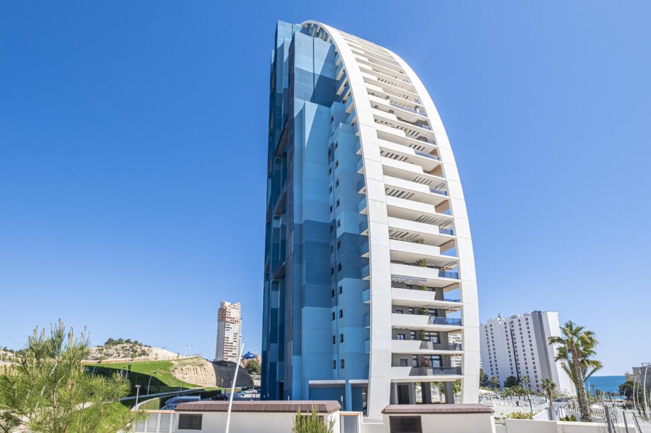 Sunset Waves Deluxe Apartments Poniente Beach Resort 貝尼多姆 外观 照片