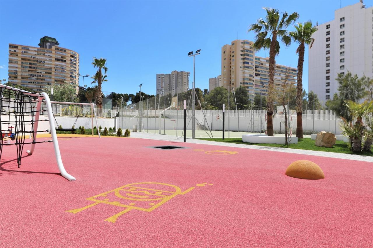 Sunset Waves Deluxe Apartments Poniente Beach Resort 貝尼多姆 外观 照片