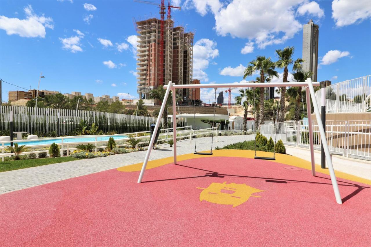 Sunset Waves Deluxe Apartments Poniente Beach Resort 貝尼多姆 外观 照片