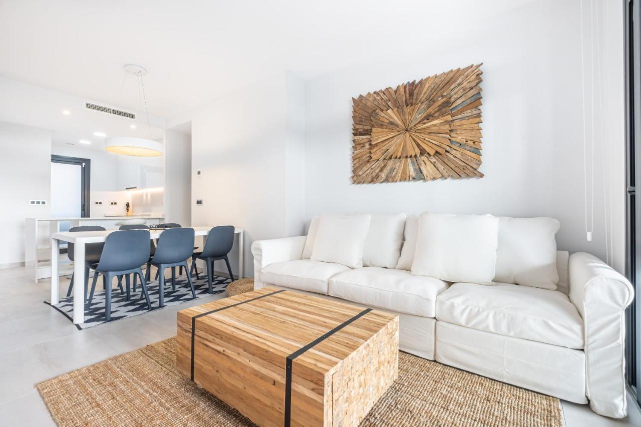 Sunset Waves Deluxe Apartments Poniente Beach Resort 貝尼多姆 外观 照片